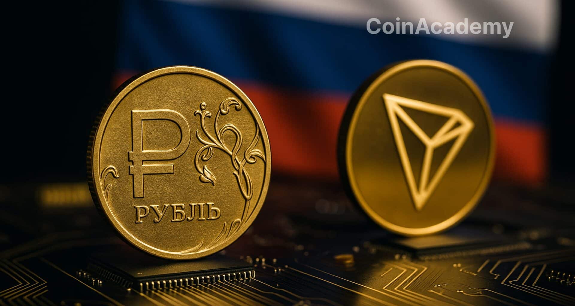 rouble stablecoin russie tron