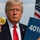 trump 401k retraite bitcoin