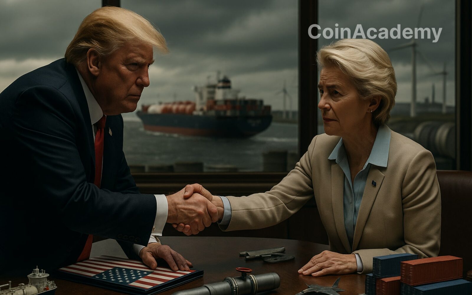 trump von der leyen usa europe accord tarifs