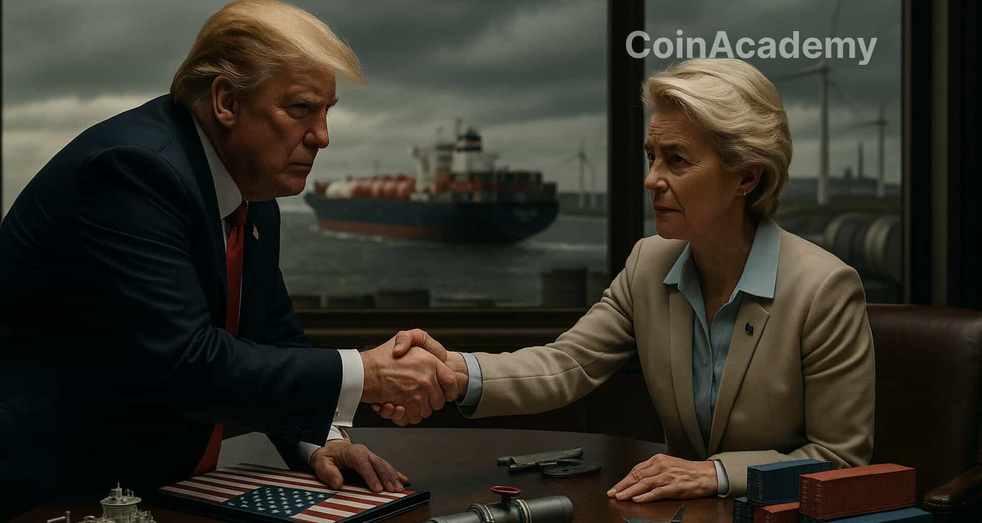 trump von der leyen usa europe accord tarifs