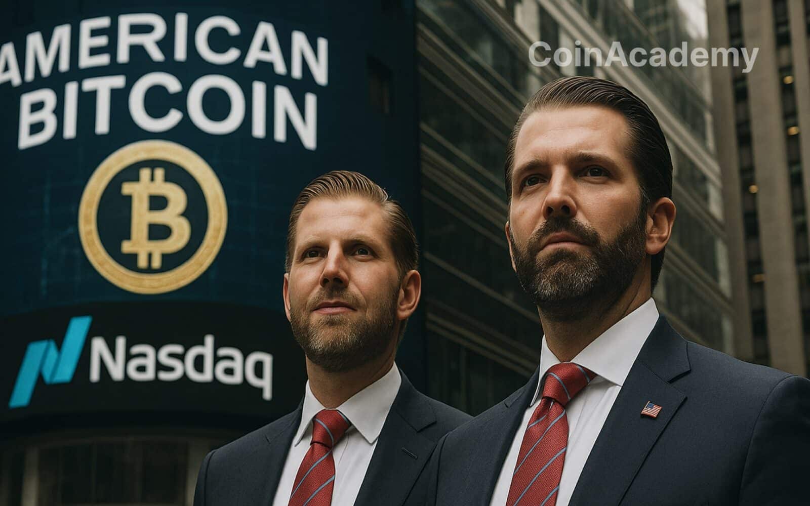 eric donald trump jr american bitcoin btc nasdaq