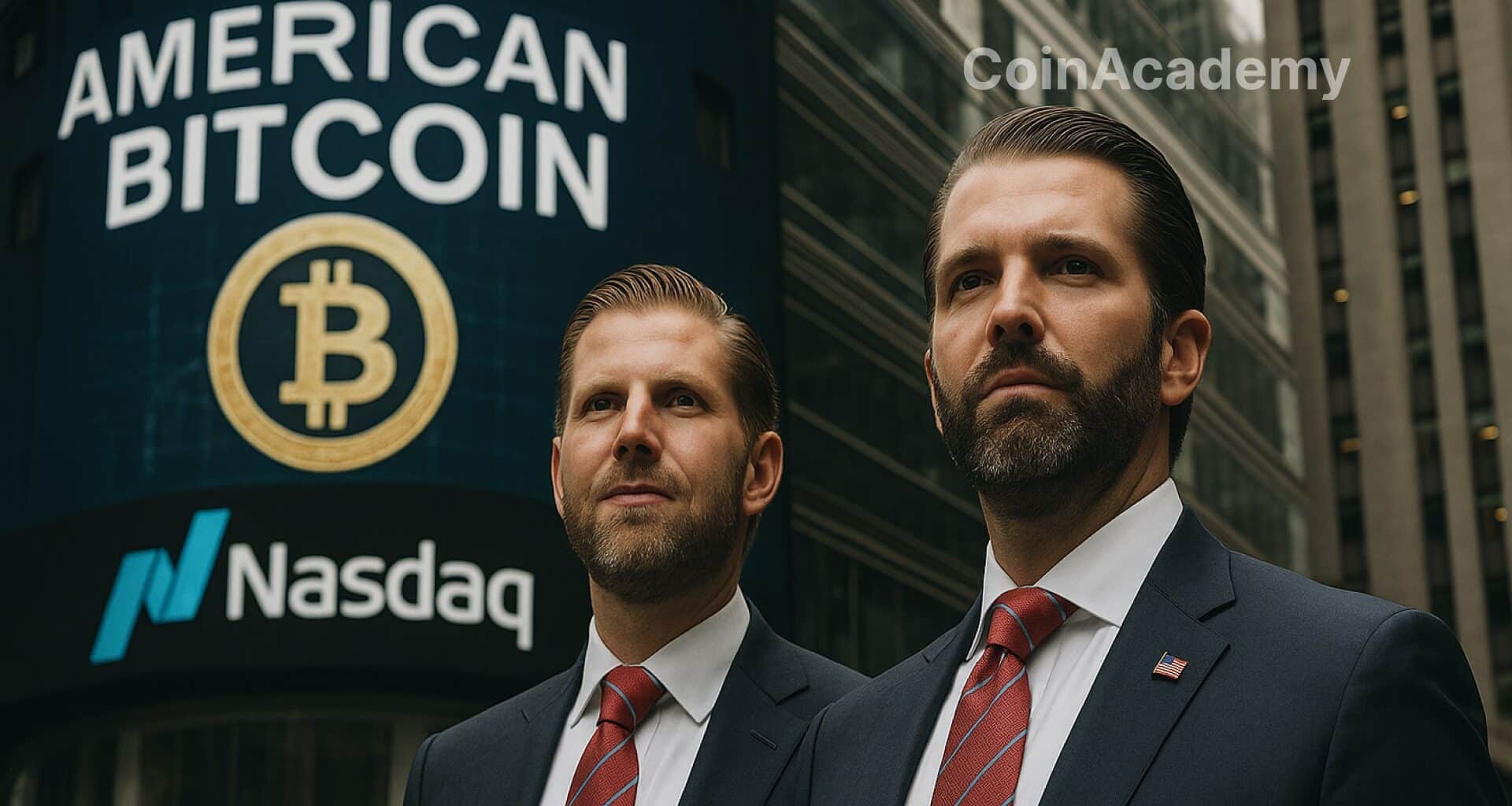 eric donald trump jr american bitcoin btc nasdaq