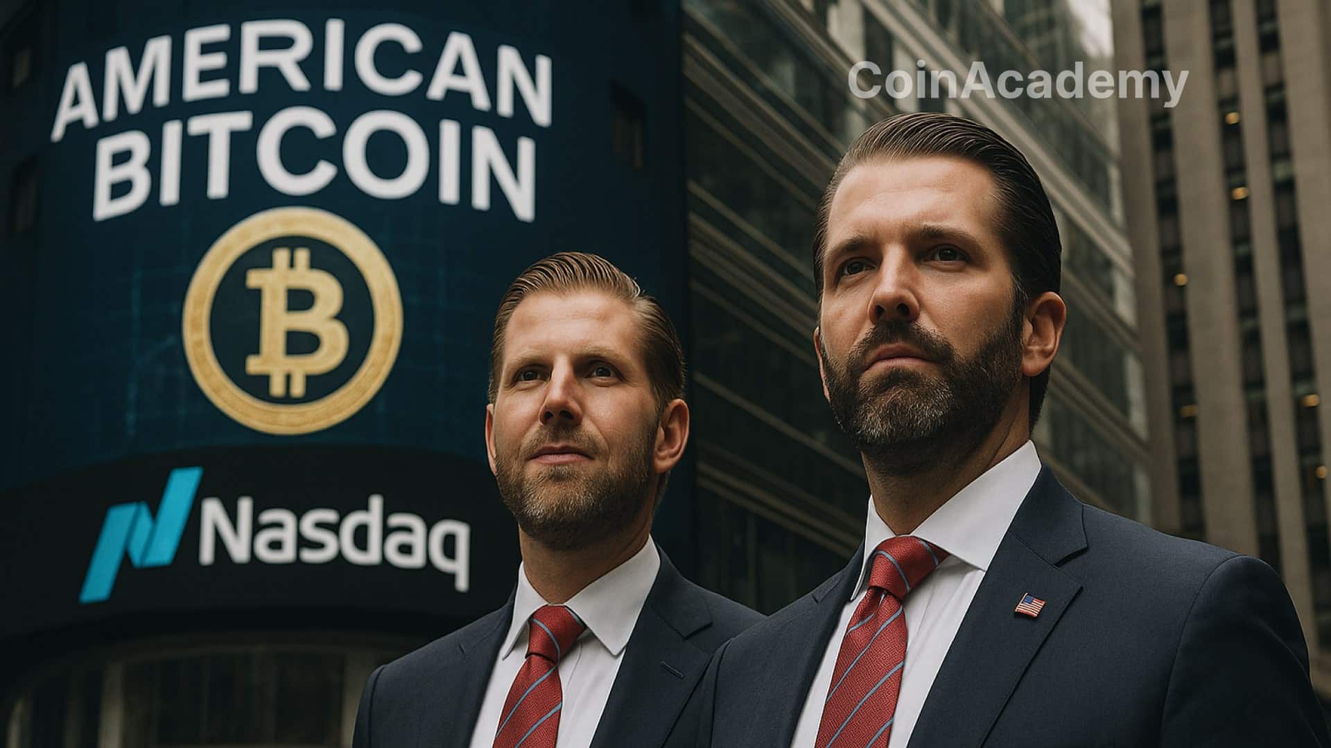 American Bitcoin, la société crypto des frères Trump, décolle pour son listing au Nasdaq