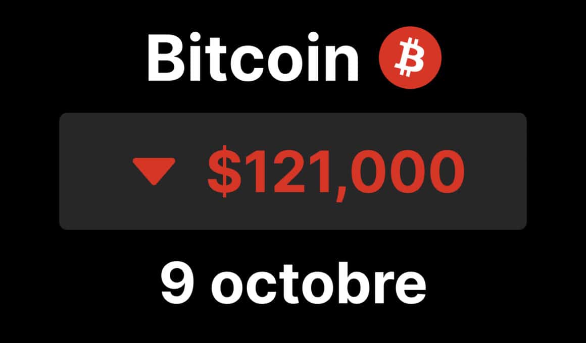 btc bitcoin or argent chute