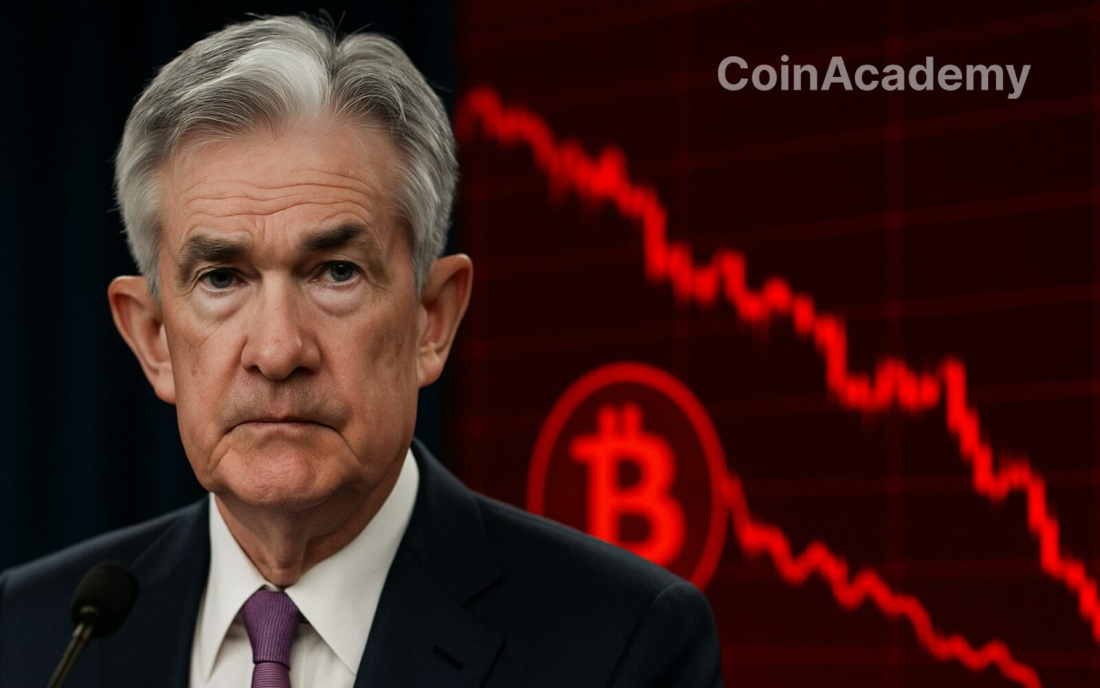 jerome powell fed chute marché