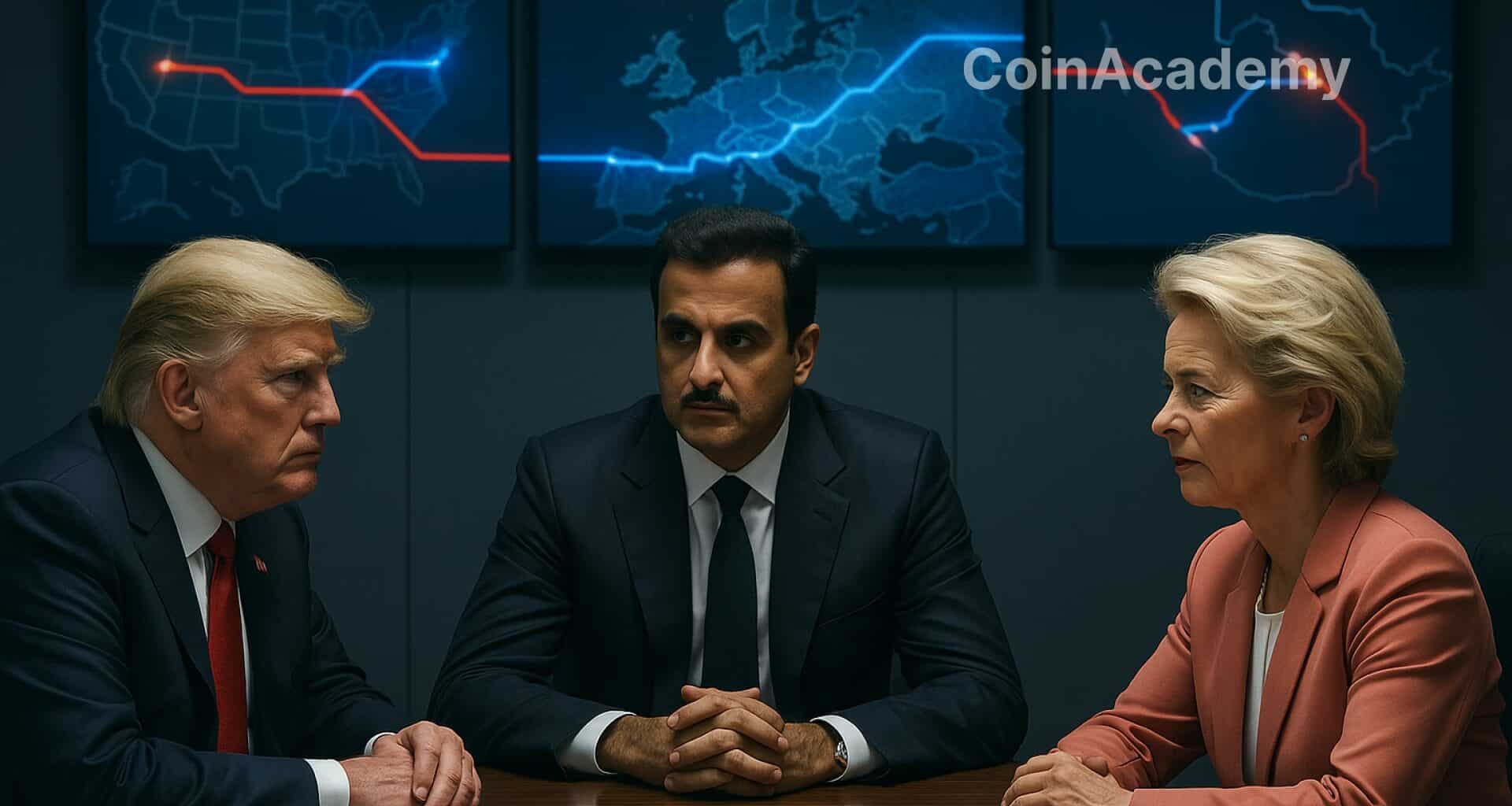 trump tamim von der leyen europe usa qatar