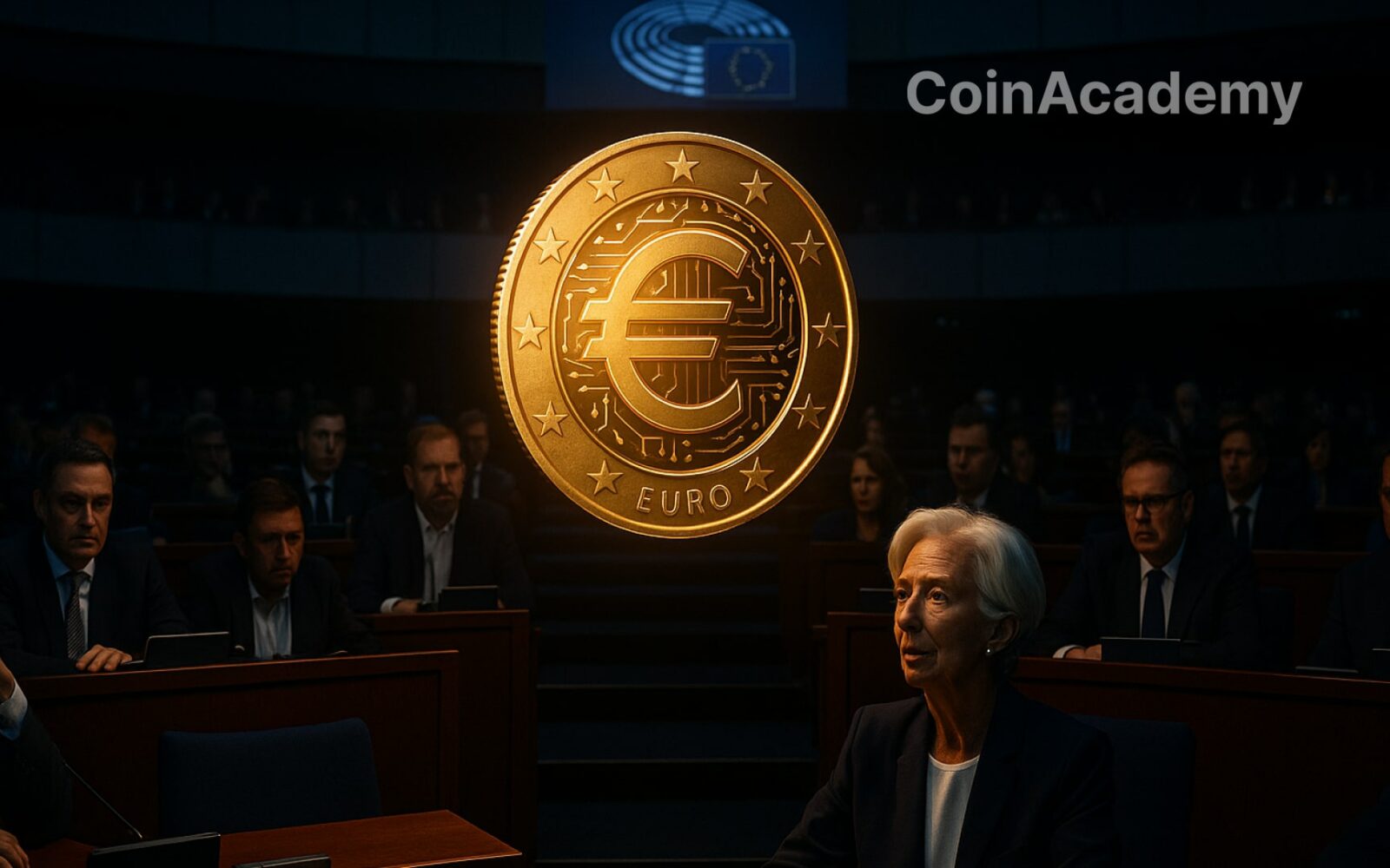 christine lagarde europe euro numerique