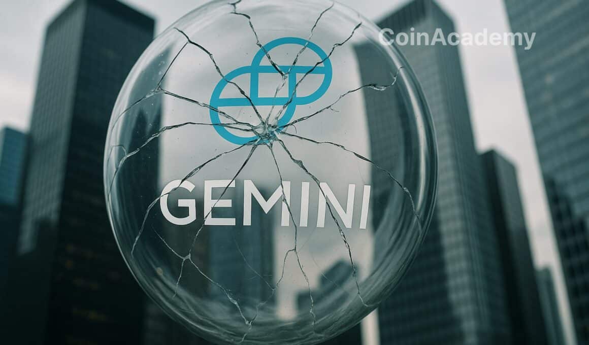 gemini chute revenus bourse