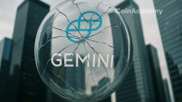 gemini chute revenus bourse