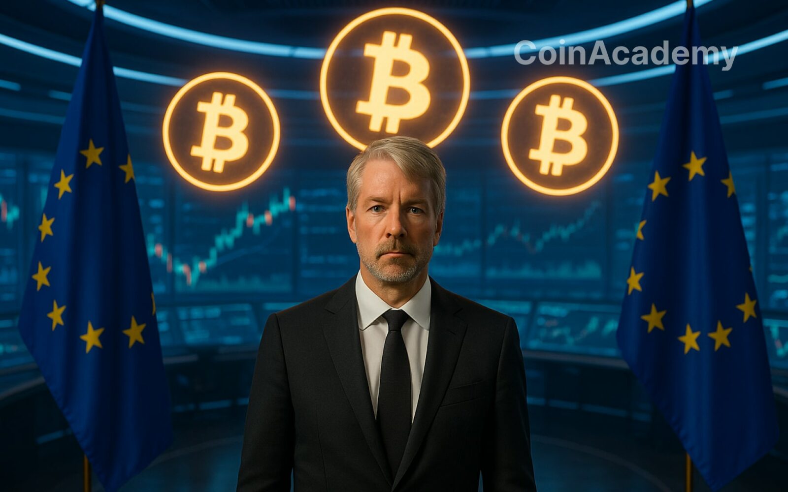 michael saylor bitcoin btc europe levee