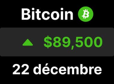 btc bitcoin semaine 89