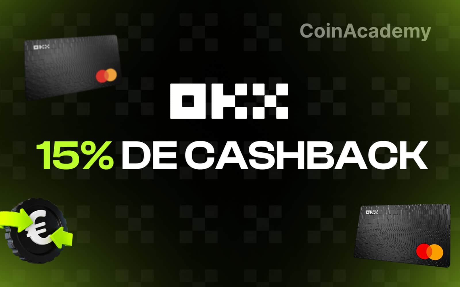 OKX card 15 pourcent cashback
