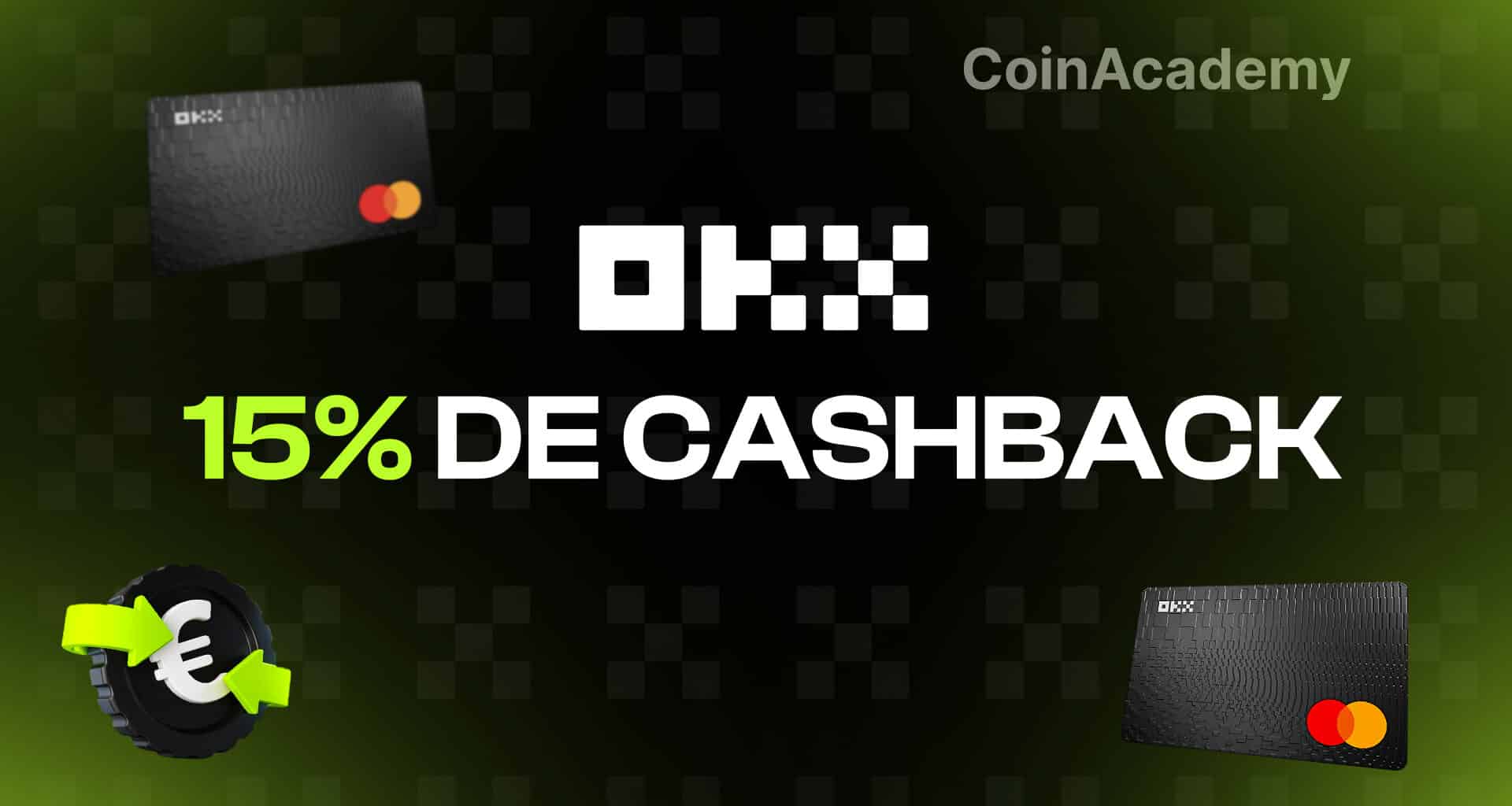 OKX card 15 pourcent cashback