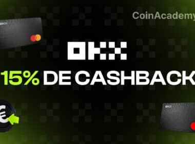 OKX card 15 pourcent cashback