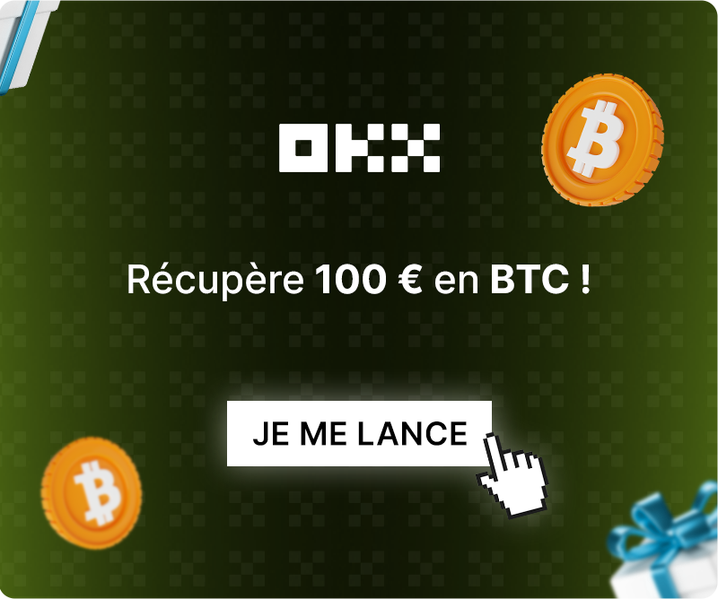 Bannière bonus BTC OKX
