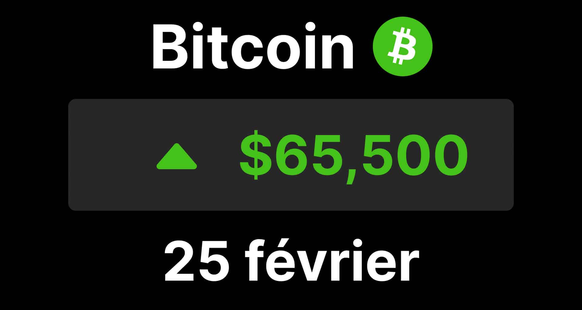 btc bitcoin 65 rebond