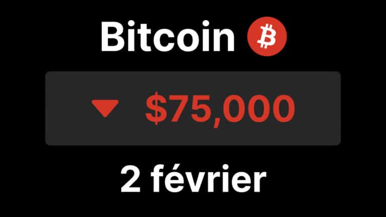 btc bitcoin chute 75 strategy