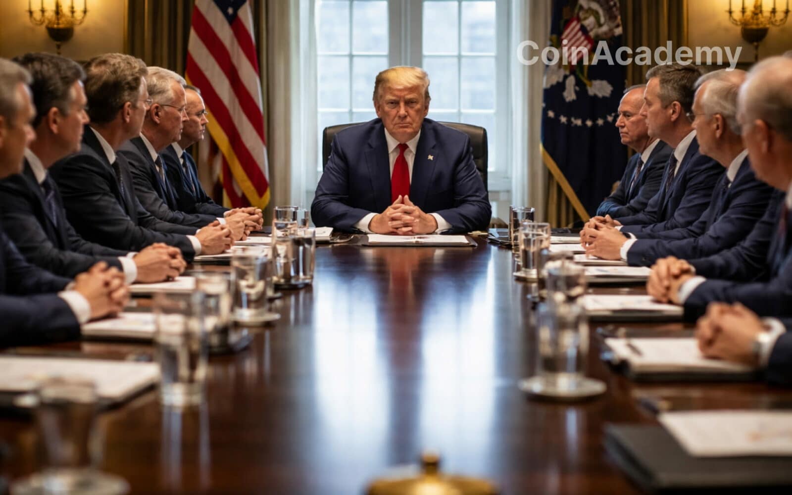 trump maison blanche loi crypto stablecoins banques