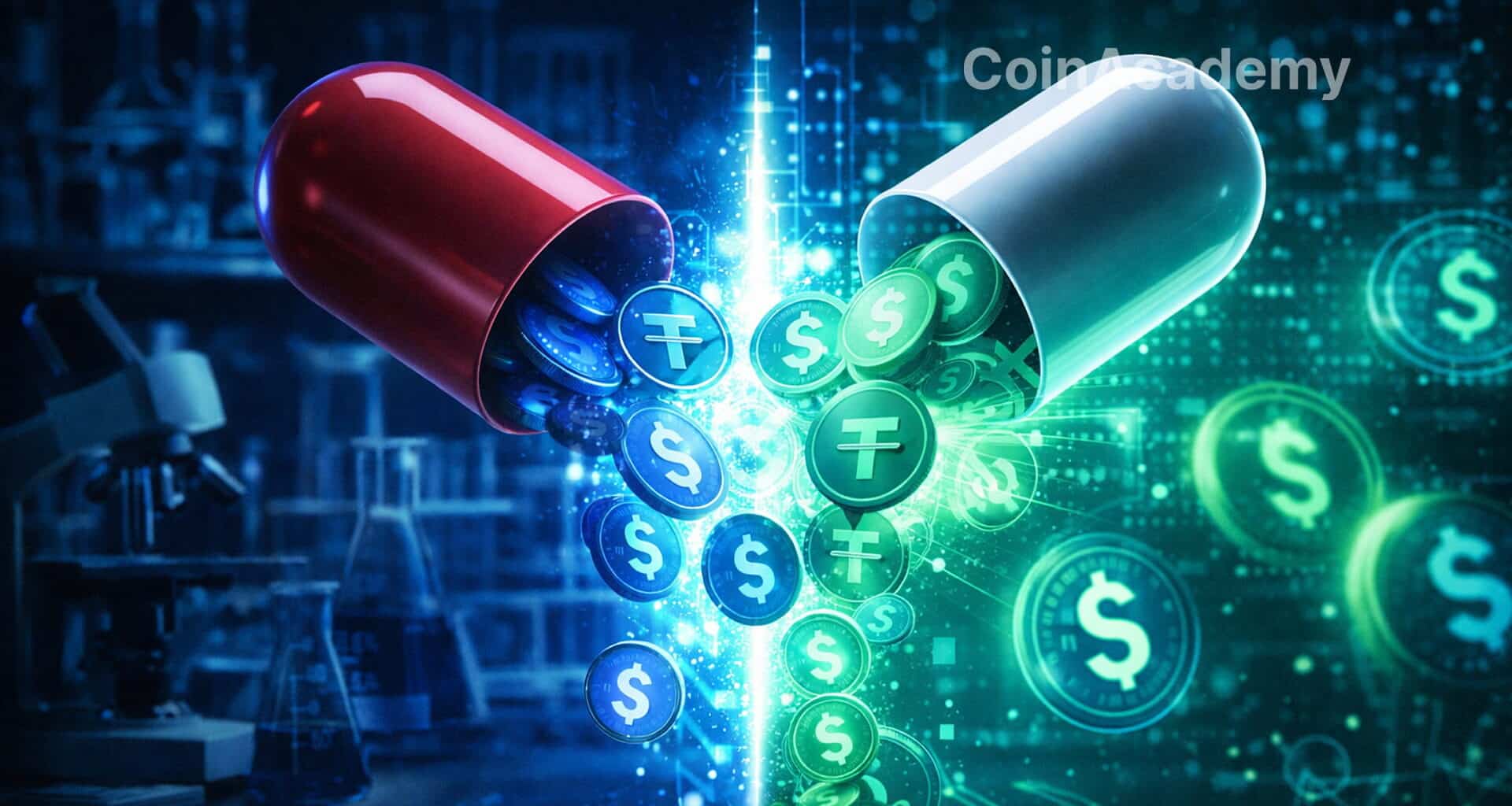Biotech action bourse stablecoins