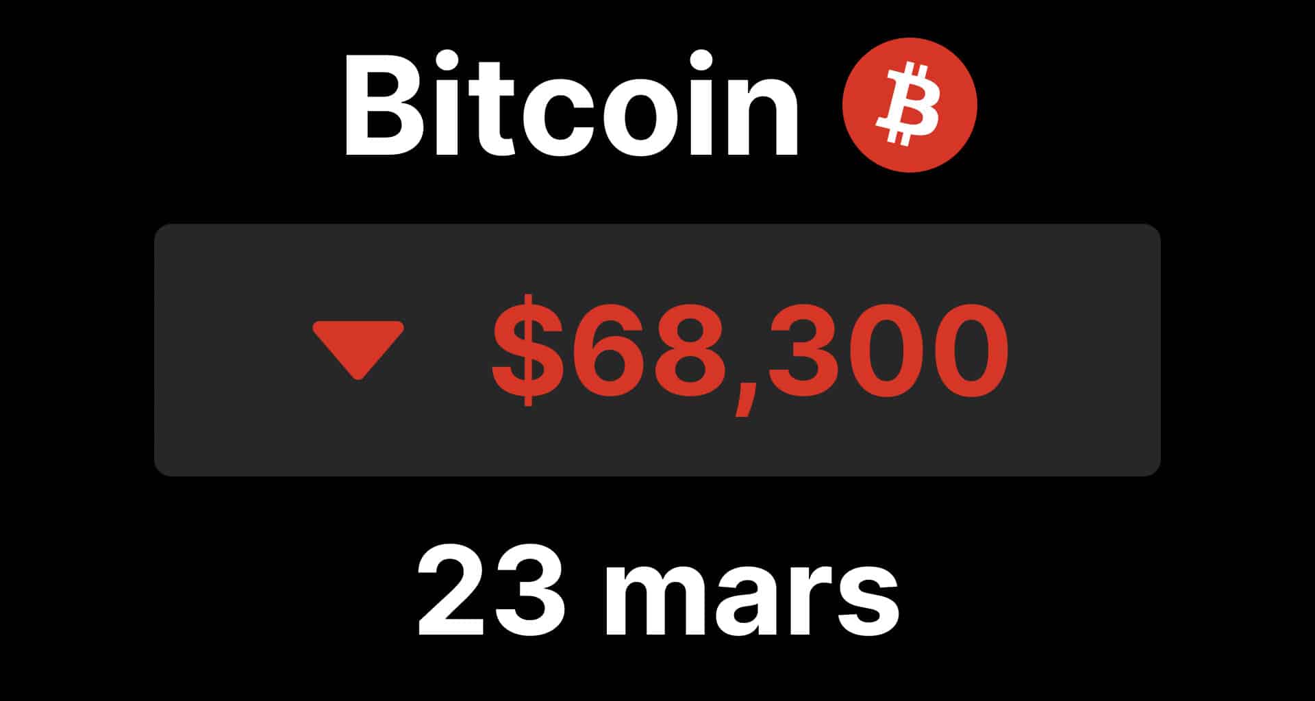 Btc bitcoin 68 or chute