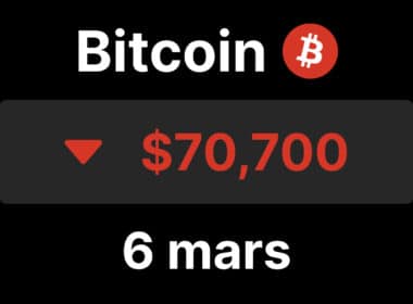 btc bitcoin chute 71