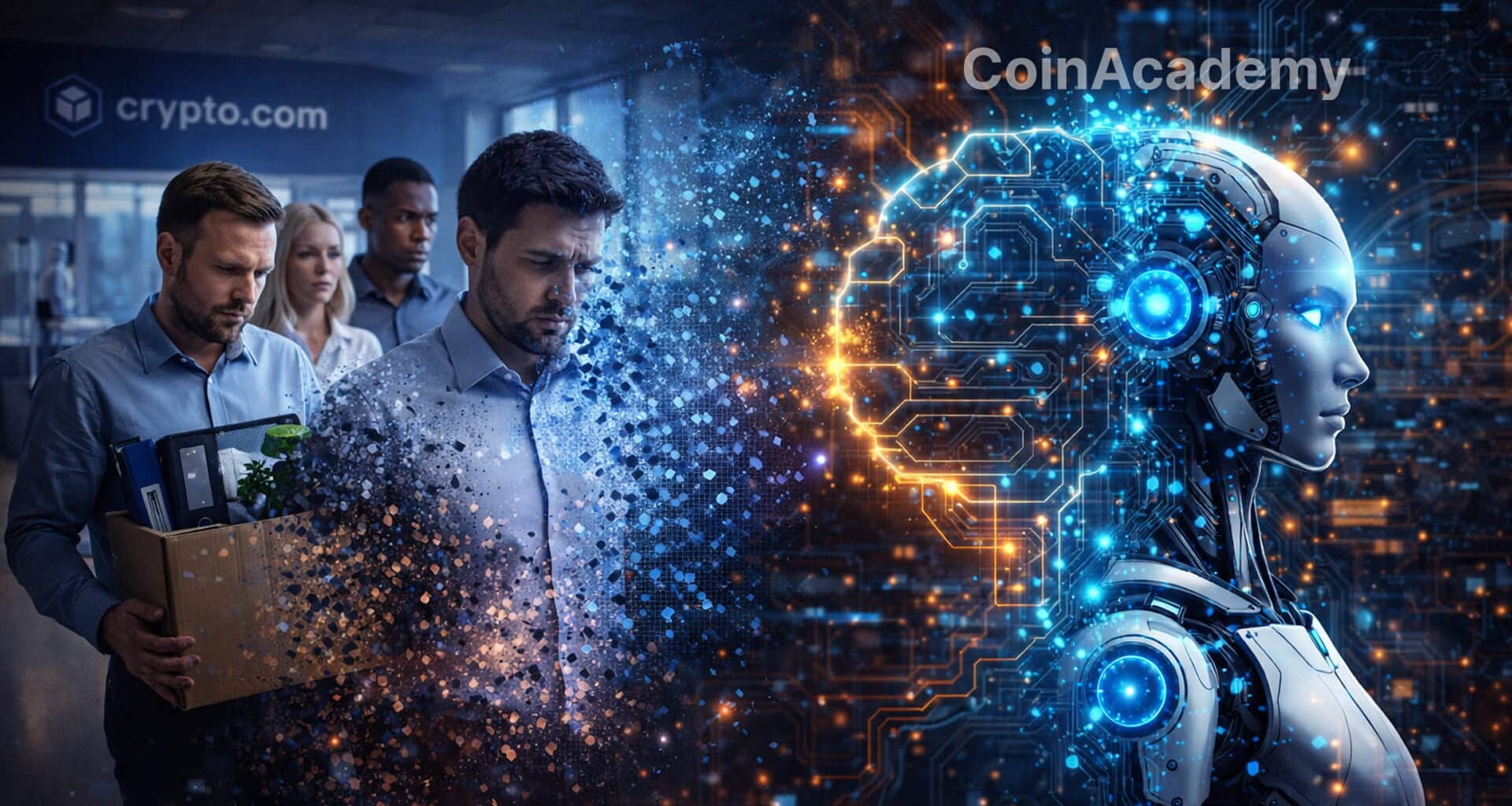 Cryptocom ia licenciements aicom