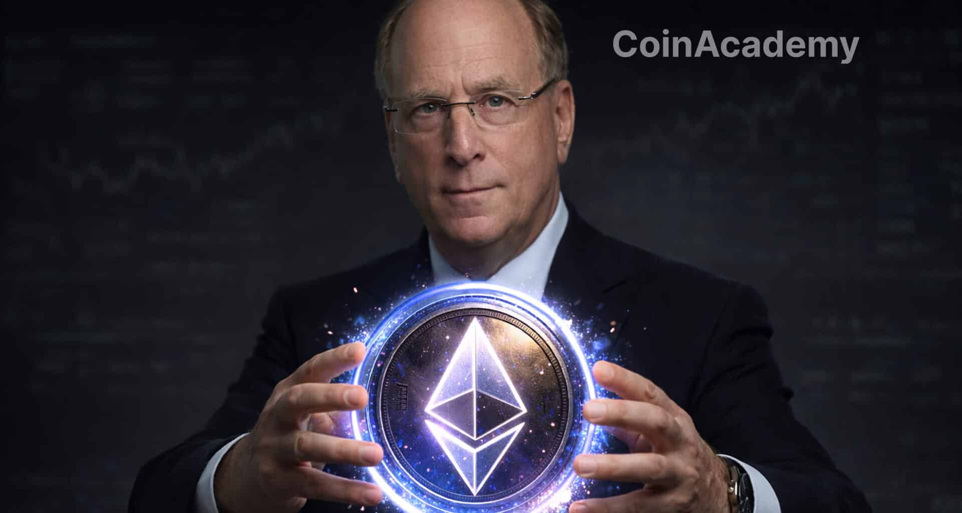 Larry fink blackrock etf ethereum staking