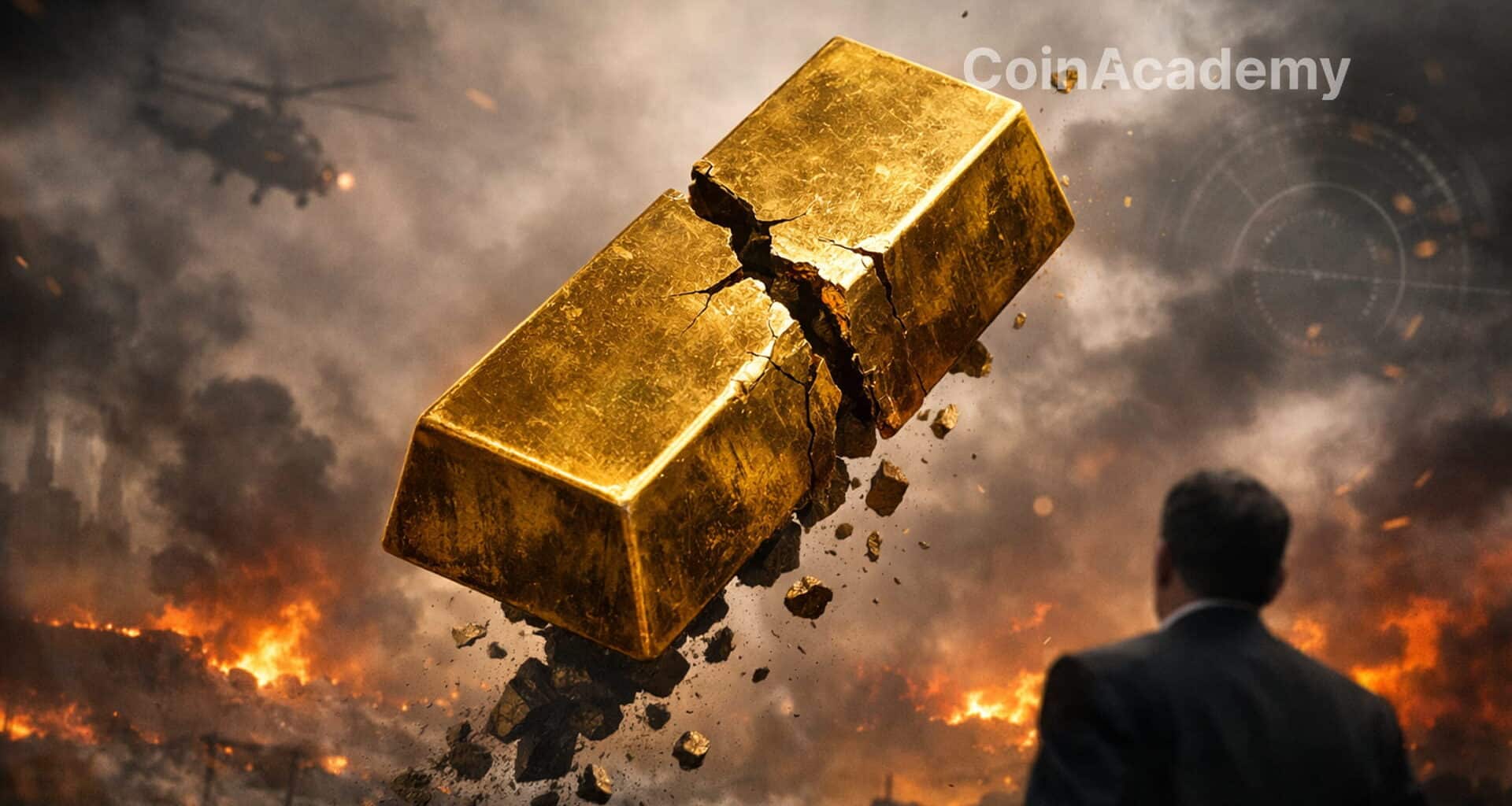 Or valeur refuge chute guerre