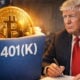 Trump 401k crypto calendrier