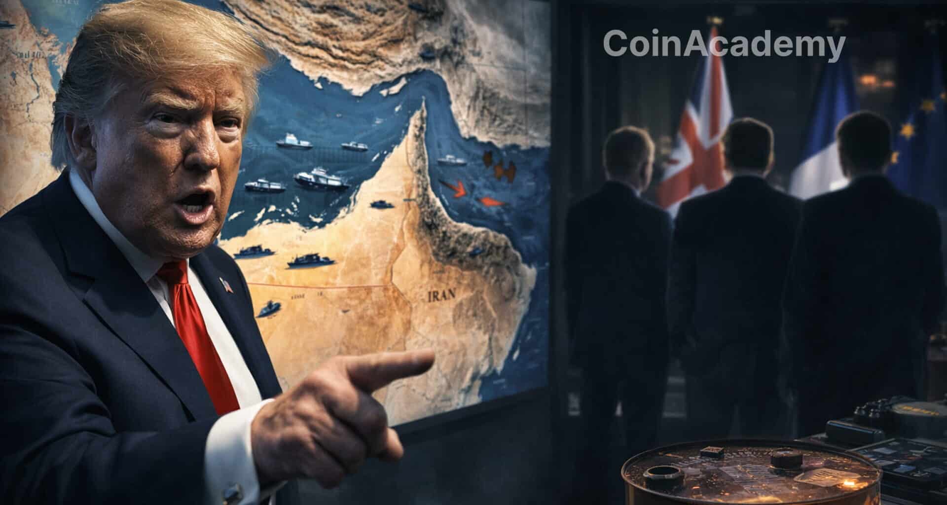 Trump usa france hormuz iran