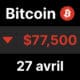 Bitcoin btc chute 79 mur