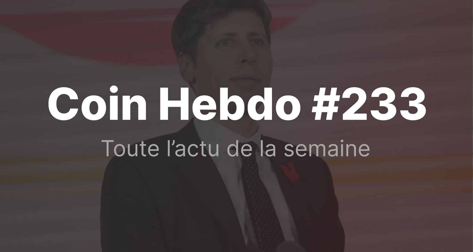 Coin hebdo 233