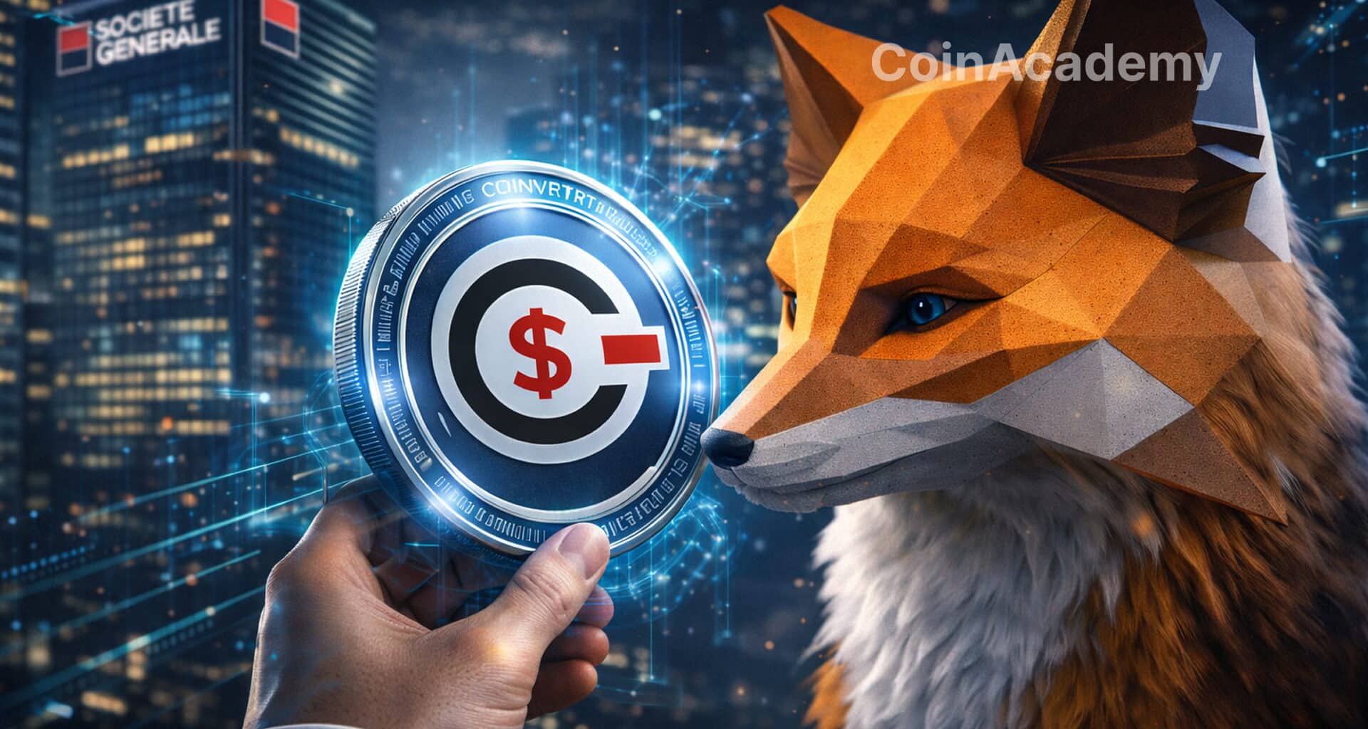 Coinvertible usdcv sg forge societe generale consensys metamask
