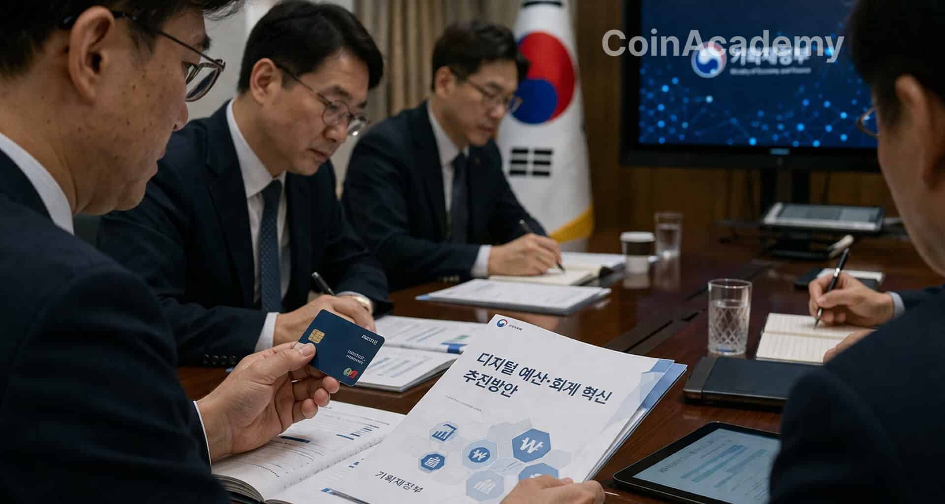 Coree sud blockchain paiements gouvernement