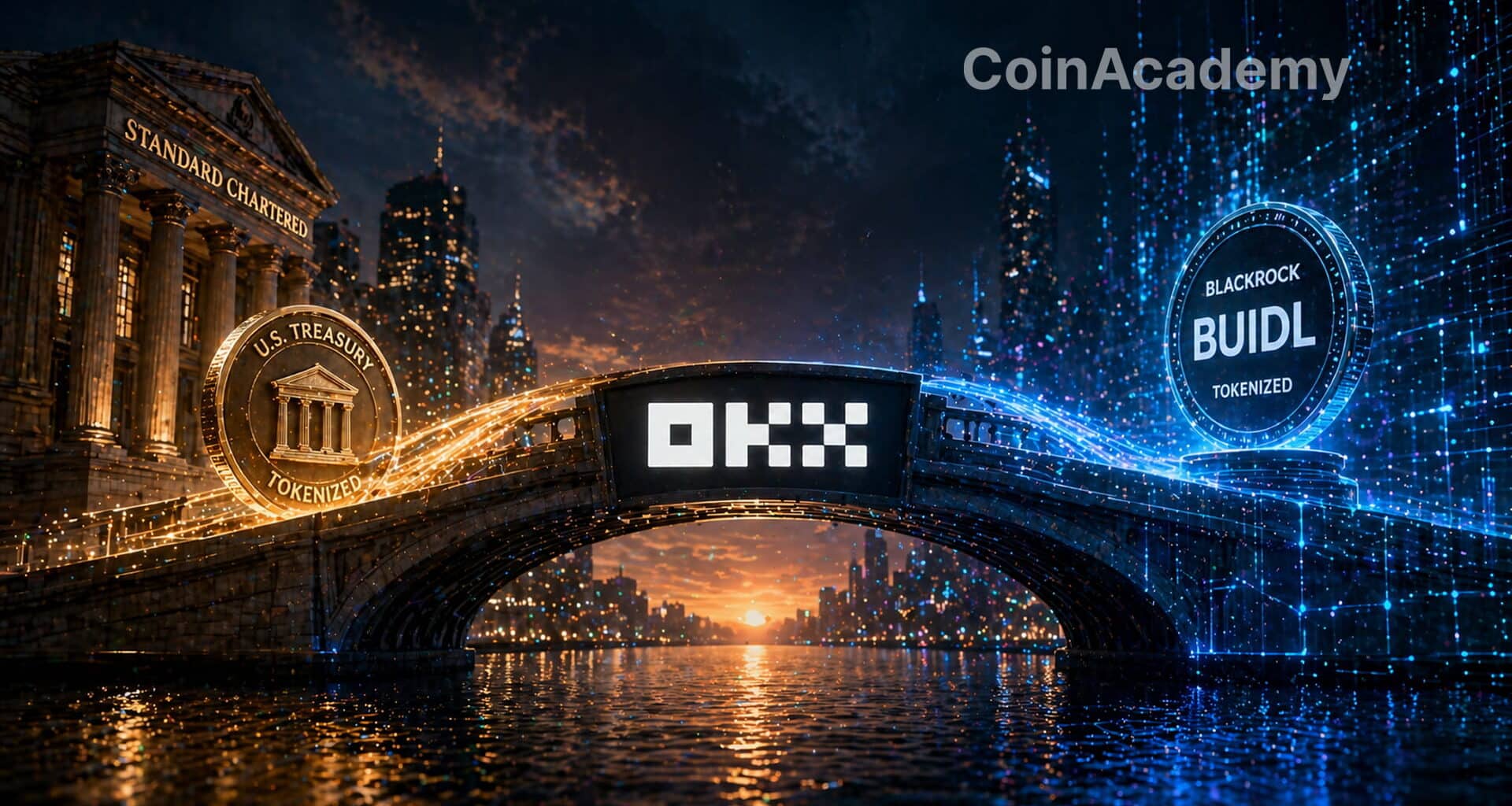 Okx buidl collateral trading blackrock standard chartered
