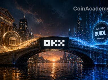 Okx buidl collateral trading blackrock standard chartered