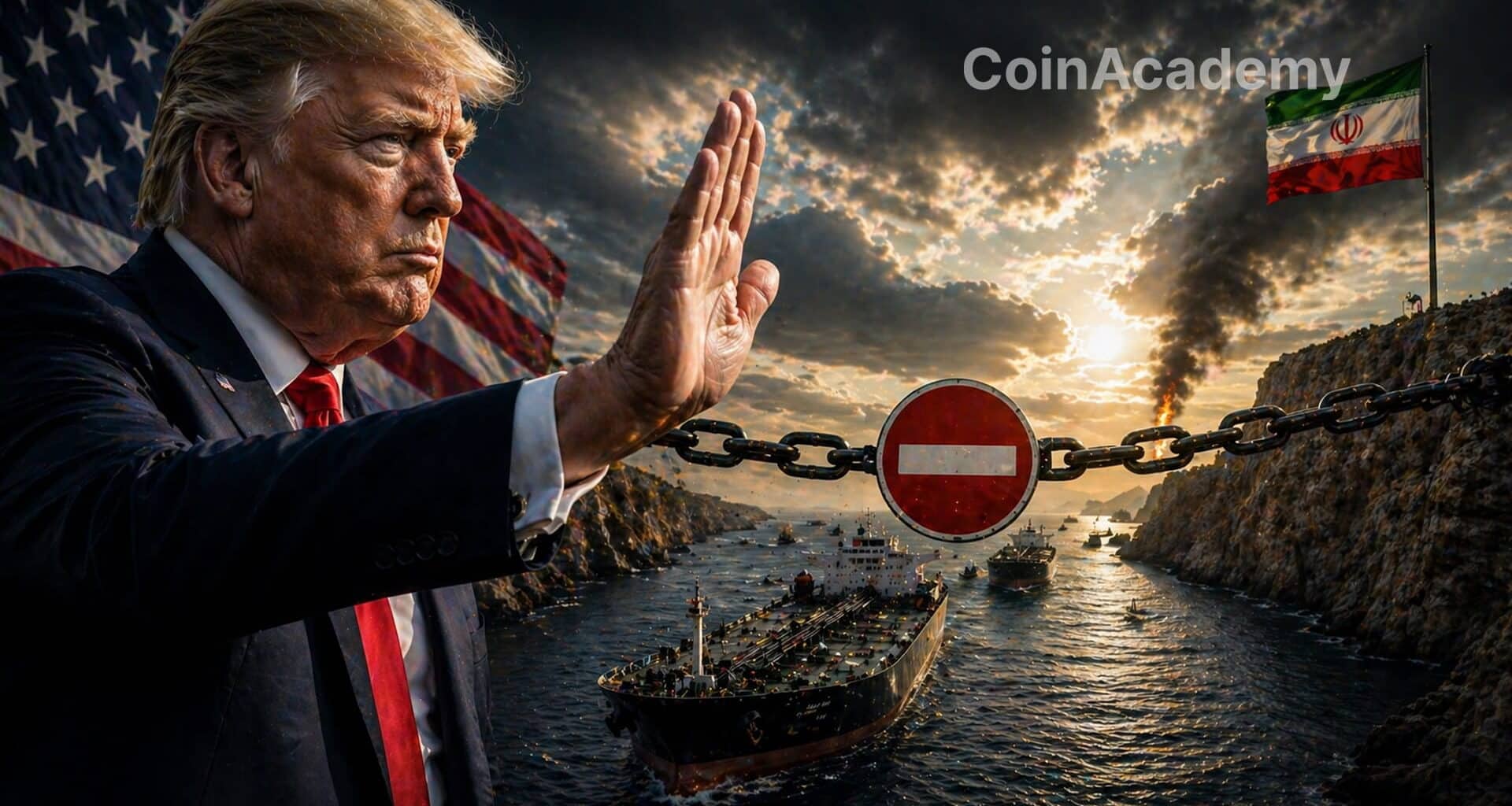 Trump ormuz maintient blocus petrole brent