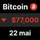 Bitcoin btc cale sous 78000 etf liquidations