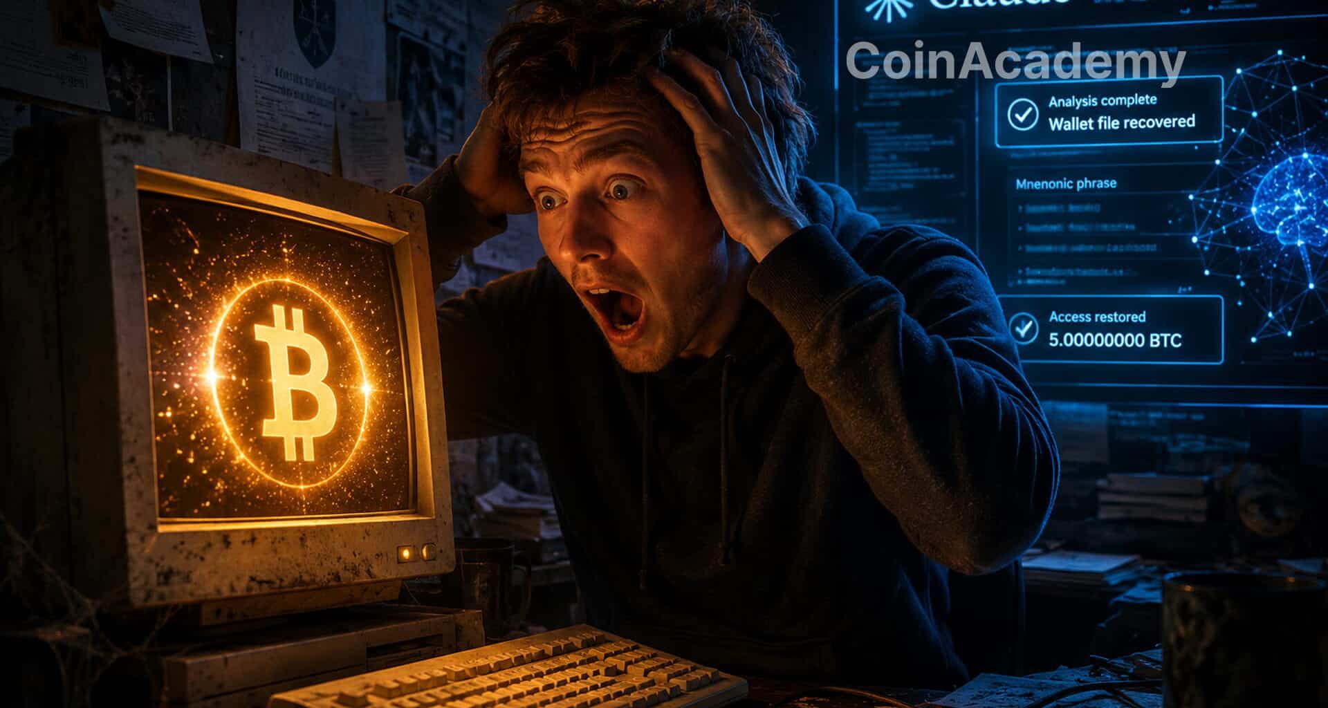 Bitcoin ia claude wallet cle perdu btc