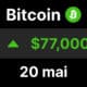 Btc bitcoin 77000 rebond senat vote guerre iran trump