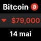 Btc bitcoin 80 chute trump xi
