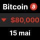 Btc bitcoin bloque 80 15 mai