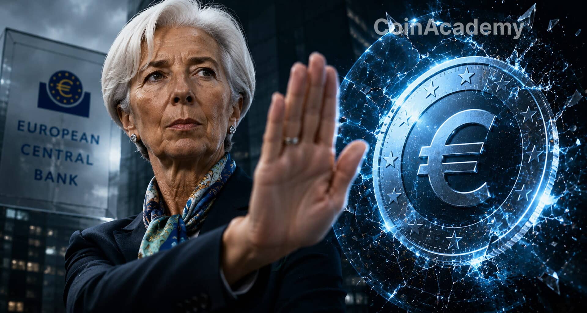 Christine lagarde contre stablecoins euro face bundesbank