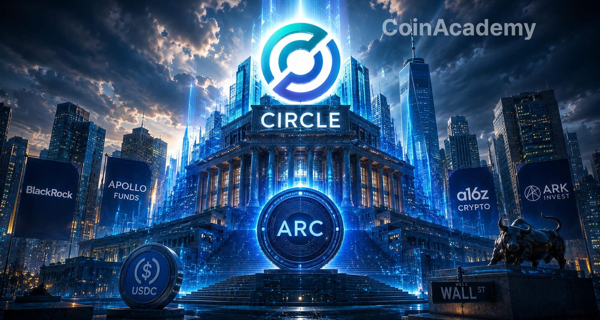 Circle arc usdc levee blackrock token
