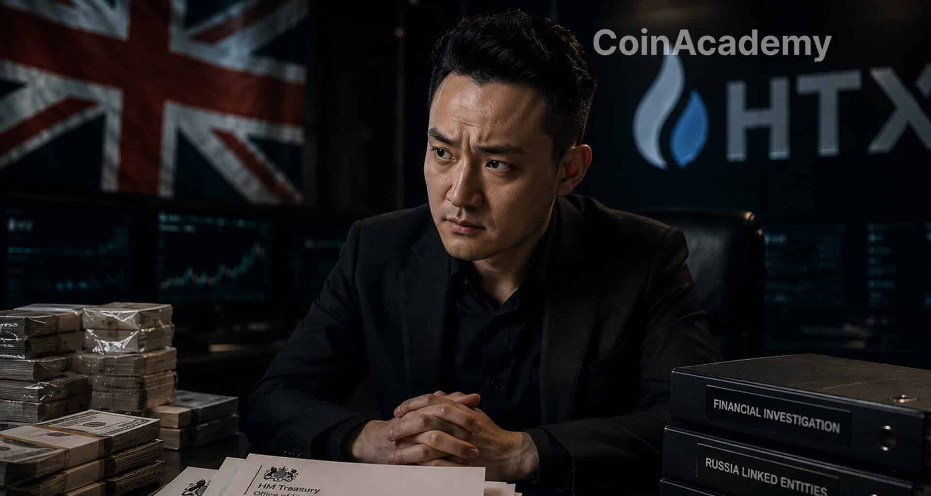 Justin sun htx royaume uni sanctions russie