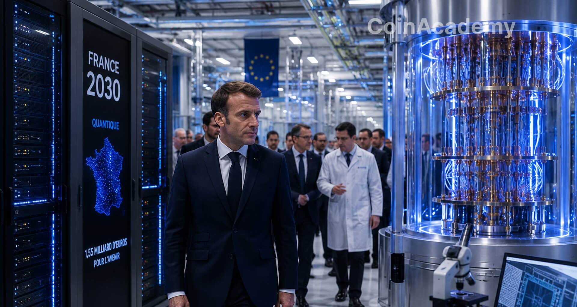 Macron france investissement 1 55 milliard euro quantique semi conducteurs