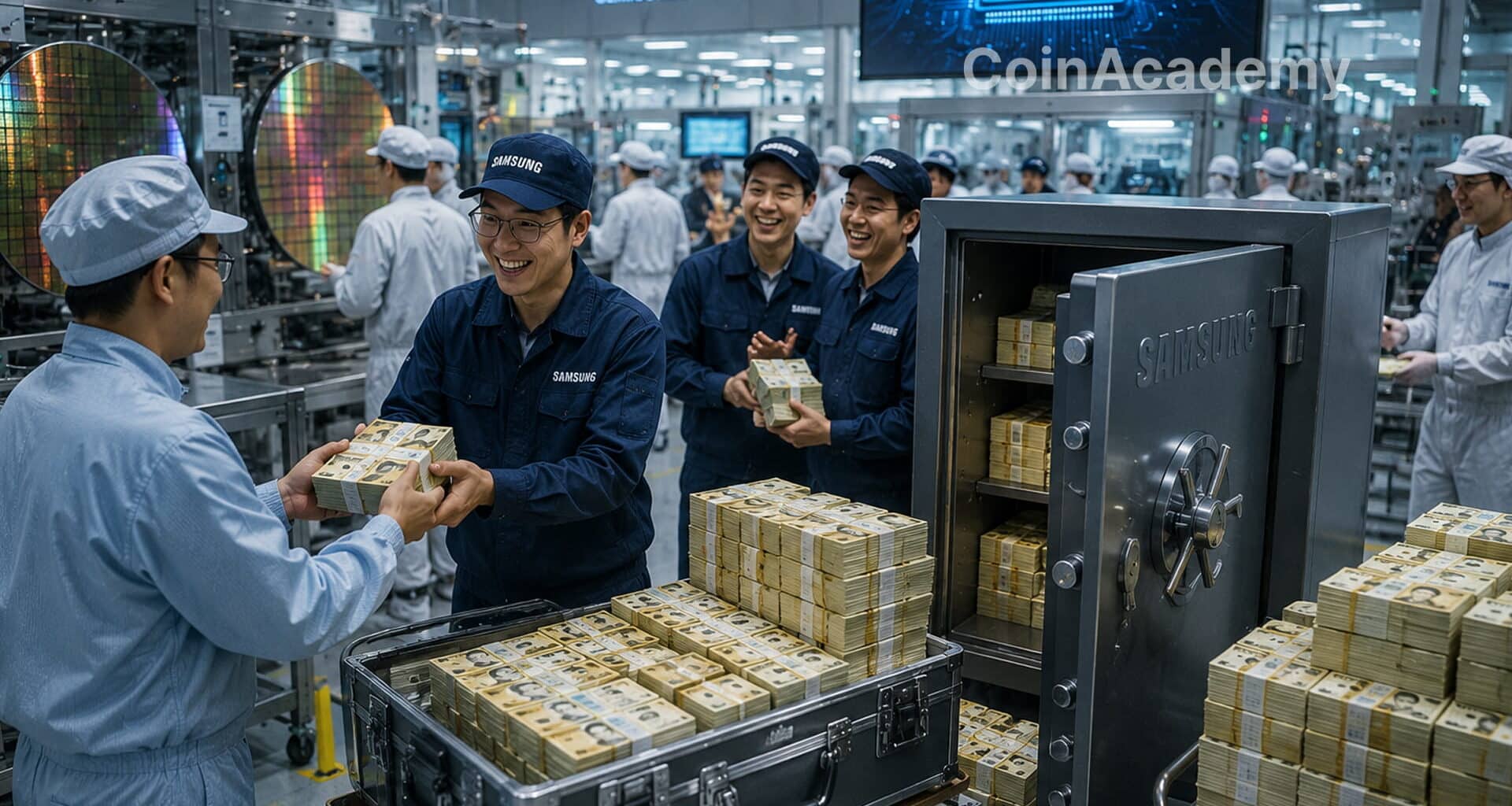 Samsung bonus ia employe 400 000 dollars puces