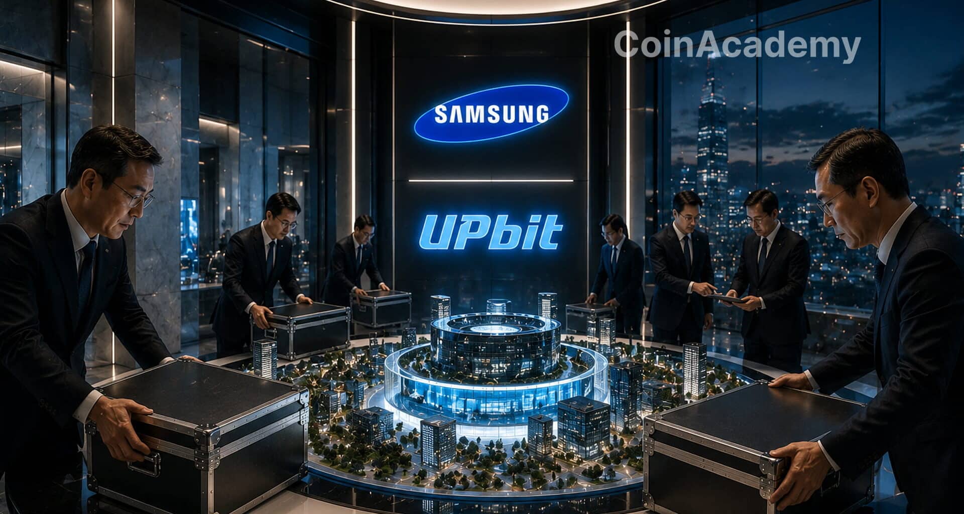 Samsung upbit rachat 408 millions