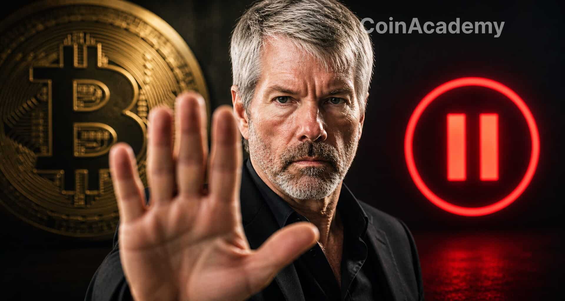 Saylor strategy pause achat bitcoin btc