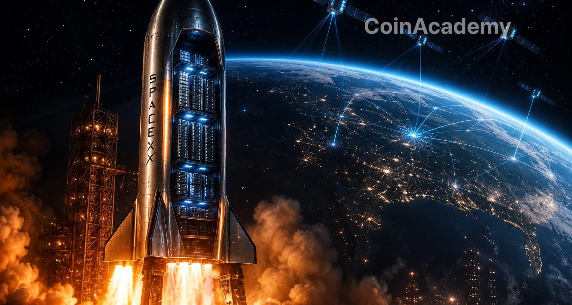 Spacex google data centers orbite espace ia